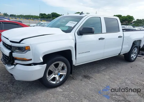 2018 Chevrolet Silverado 1500 Custom из США, поврежденный, VIN 3GCPCPEC3JG452670